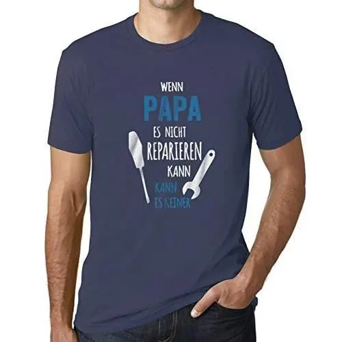 Ultrabasic - Homme T-Shirt Graphique Wenn Papa Es Nicht Repairen Kann 1