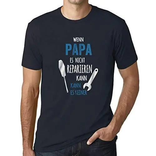 Ultrabasic - Homme T-Shirt Graphique Wenn Papa Es Nicht Repairen Kann 1
