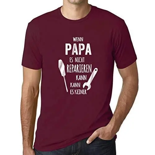 Ultrabasic - Homme T-Shirt Graphique Wenn Papa Es Nicht Repairen Kann 1