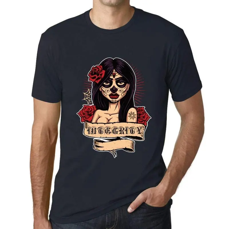 Ultrabasic - Homme T-Shirt Graphique Women Flower Tattoo Integrity 1