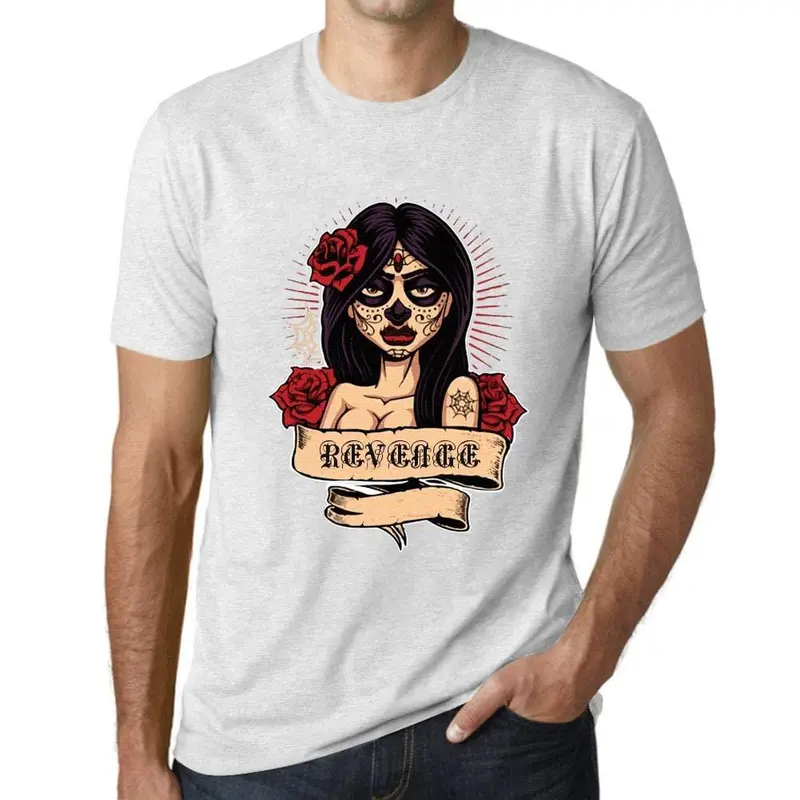 Ultrabasic - Homme T-Shirt Graphique Women Flower Tattoo Revenge 1