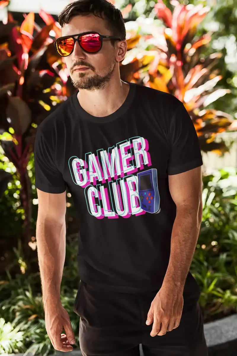 Ultrabasic Men's Gaming T-Shirt Gamer Club - Gamers Squad Tee Shirt 1