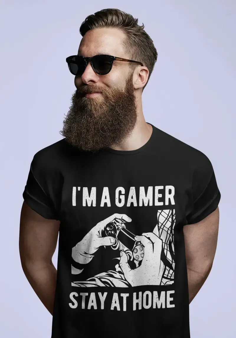 Ultrabasic Men's Gaming T-Shirt I'm A Gamer Stay At Home - Game Tee Shirt 1