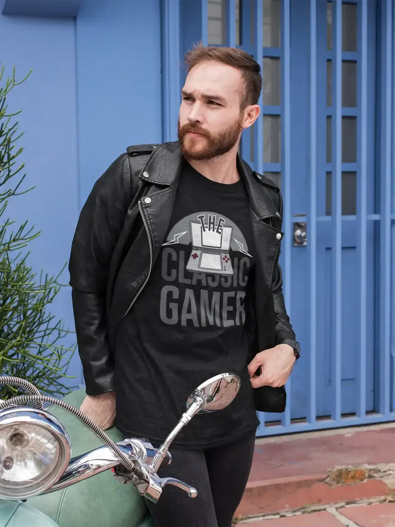Ultrabasic Men's Gaming T-Shirt The Classic Gamer - Video Games Player Tee Shirt 1