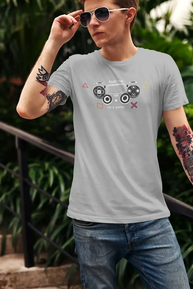 Ultrabasic Men's Gaming T-Shirt Trust Me I'm A Gamer - Game Controller Gamepad Tee Shirt 1