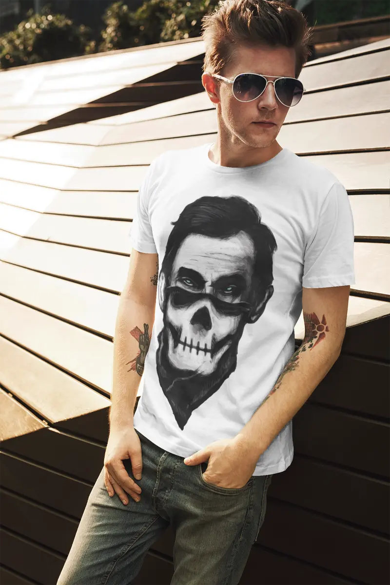 Ultrabasic Men's Graphic T-Shirt - Abraham Lincoln Zombie Shirt - Funny Shirt 1