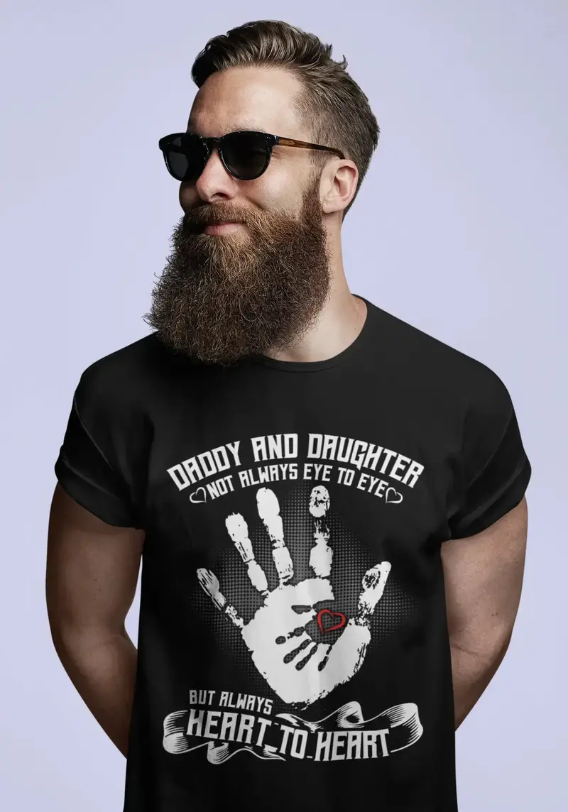 Ultrabasic Men's Graphic T-Shirt - Always Heart To Heart - Baby Hand 1