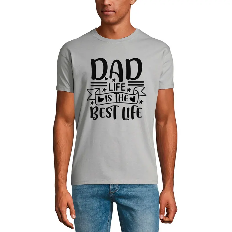 Ultrabasic Men's Graphic T-Shirt Dad Life Is The Best Life - Gift For Father's Day 1