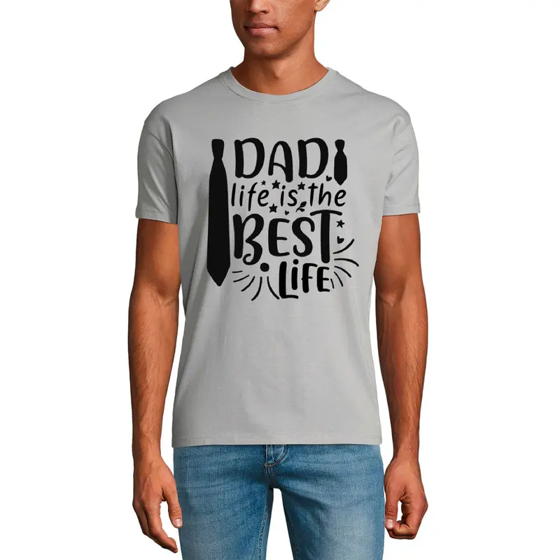 Ultrabasic Men's Graphic T-Shirt Dad Life Is The Best Life - Gift For Father's Day 1