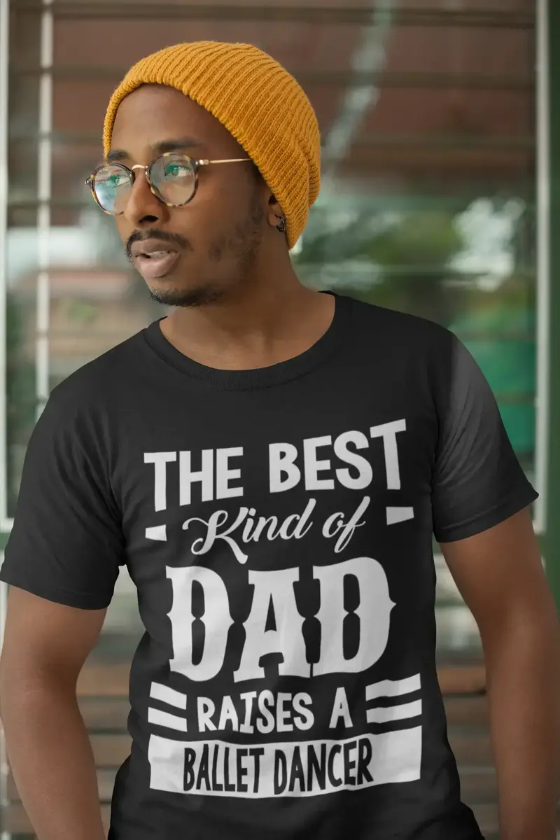 Ultrabasic Men's Graphic T-Shirt Dad Raises A Ballet Dancer 1