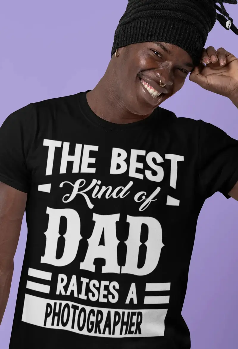 Ultrabasic Men's Graphic T-Shirt Dad Raises A Photographer 1