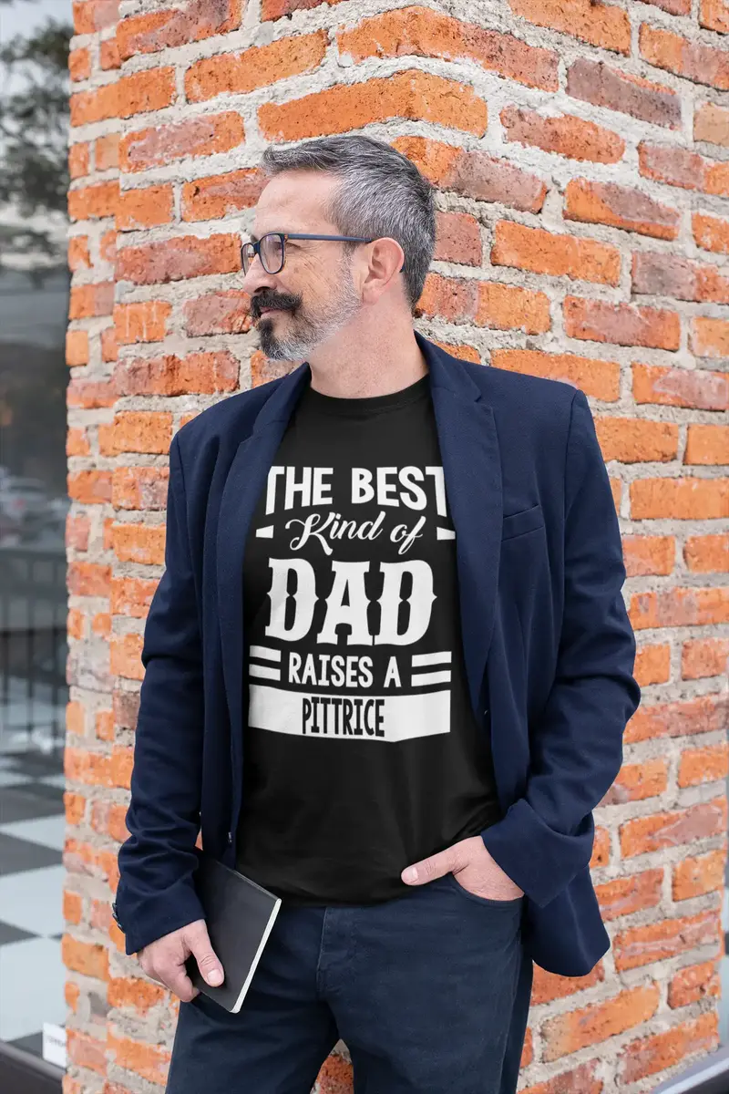 Ultrabasic Men's Graphic T-Shirt Dad Raises A Pittrice 1