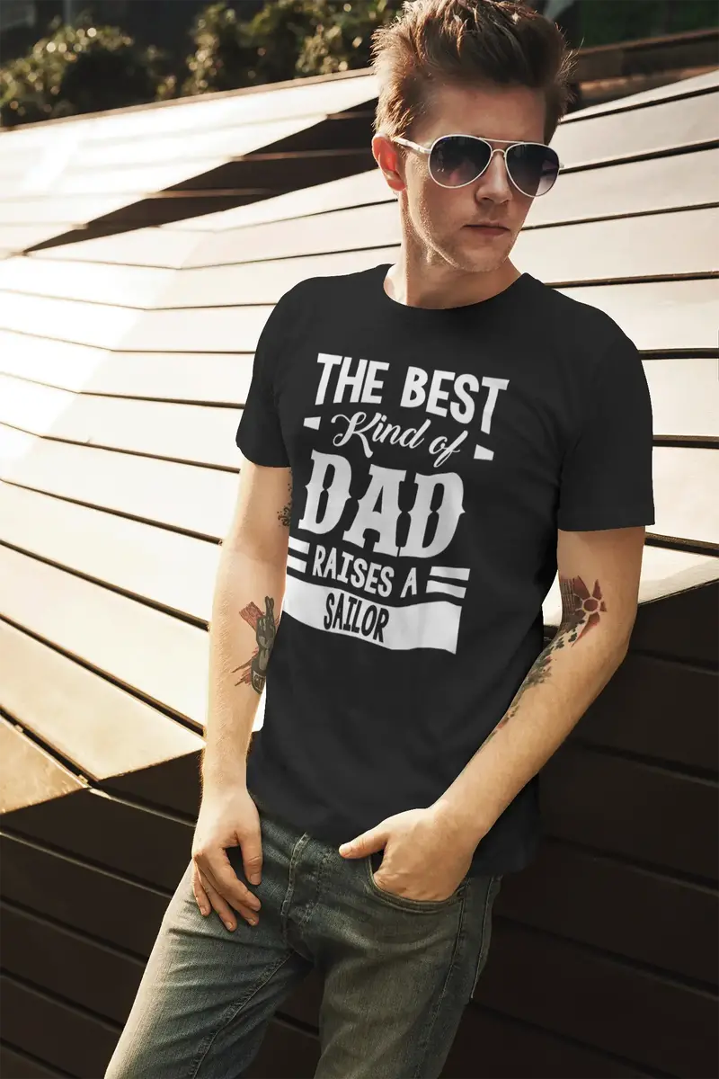 Ultrabasic Men's Graphic T-Shirt Dad Raises A Sailor 1