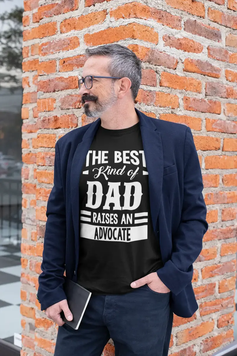 Ultrabasic Men's Graphic T-Shirt Dad Raises An Advocate 1