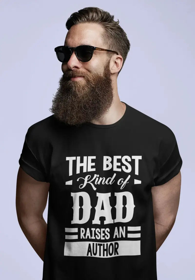 Ultrabasic Men's Graphic T-Shirt Dad Raises An Author 1