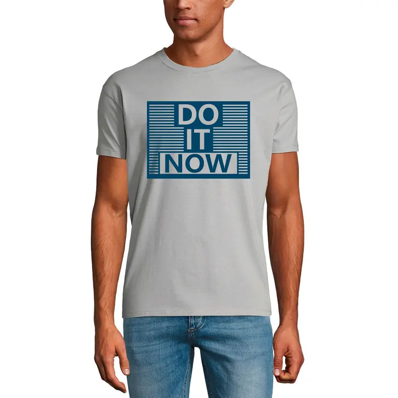 Ultrabasic Men's Graphic T-Shirt Do It Now - Motivational Success Shirt For Men 1