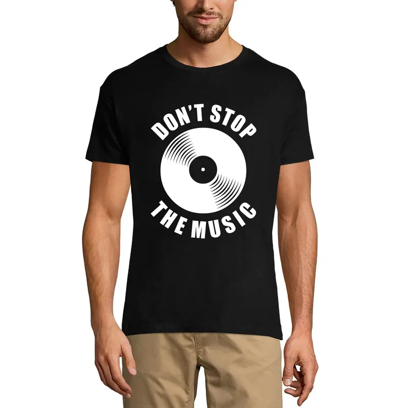 Ultrabasic Men's Graphic T-Shirt Don't Stop The Music - Dj Shirt For Musician 1