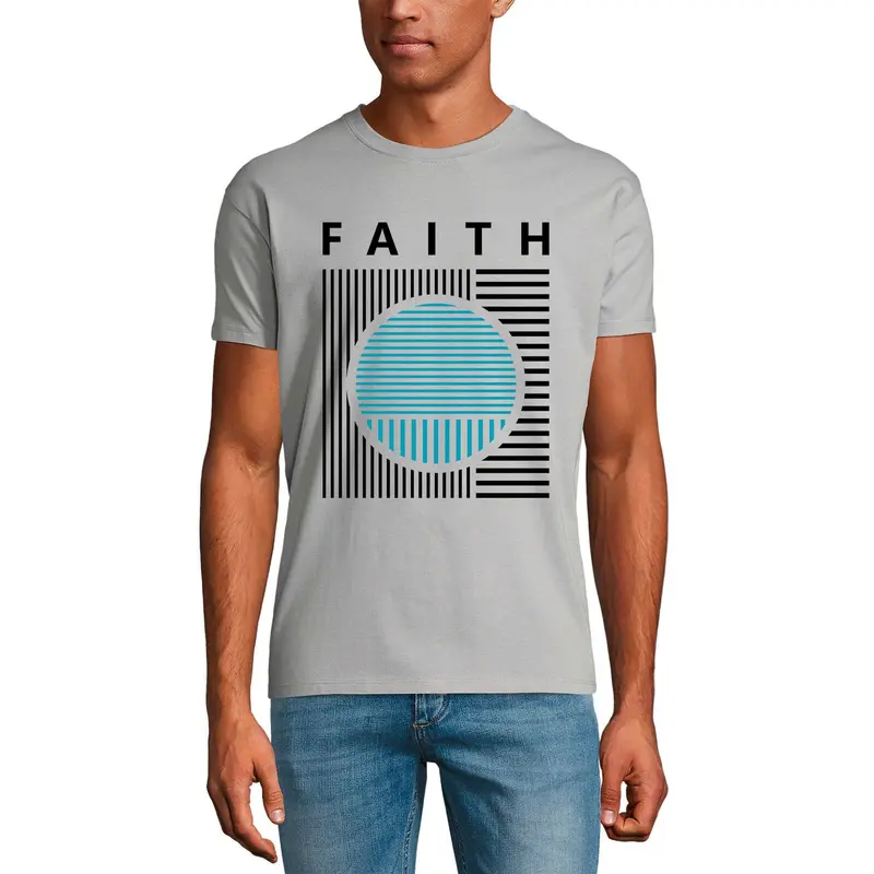 Ultrabasic Men's Graphic T-Shirt Faith - Novelty Hope Shirt For Men 1