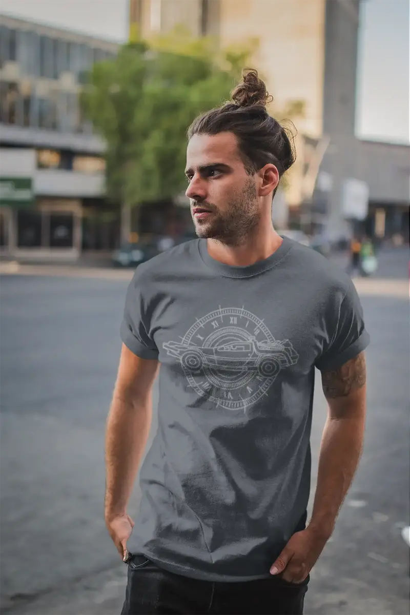 Ultrabasic Men's Graphic T-Shirt Futuristic Car - Shirt For Men 1