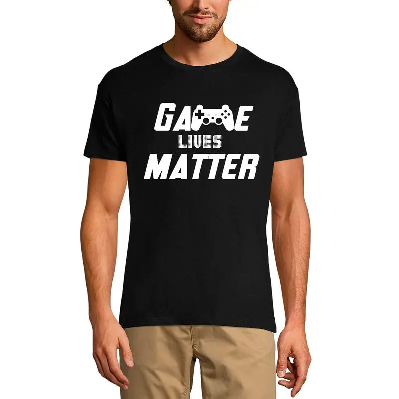 Ultrabasic Men's Graphic T-Shirt Game Lives Matter - Funny Gamer Shirt For Men 2