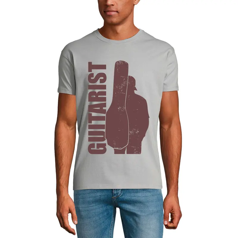 Ultrabasic Men's Graphic T-Shirt Guitarist - Guitar Shirt For Musician 1