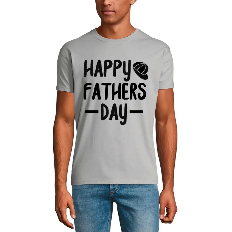 Ultrabasic Men's Graphic T-Shirt Happy Father's Day - Funny Daddy Shirt 1