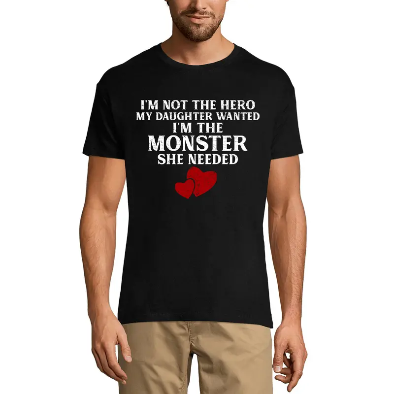 Ultrabasic Men's Graphic T-Shirt I'm The Monster She Needed - Romantic Valentine's Day Tee Shirt 1