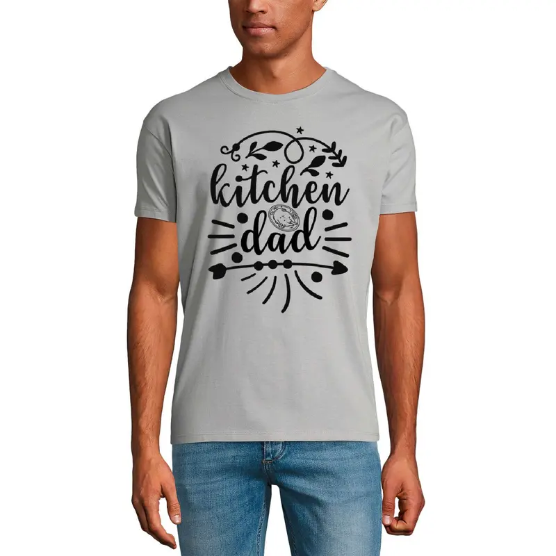 Ultrabasic Men's Graphic T-Shirt Kitchen Dad - Funny Father's Quote 1