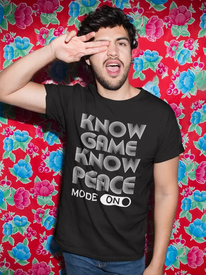 Ultrabasic Men's Graphic T-Shirt Know Game Know Peace - Interesting Sayings 1