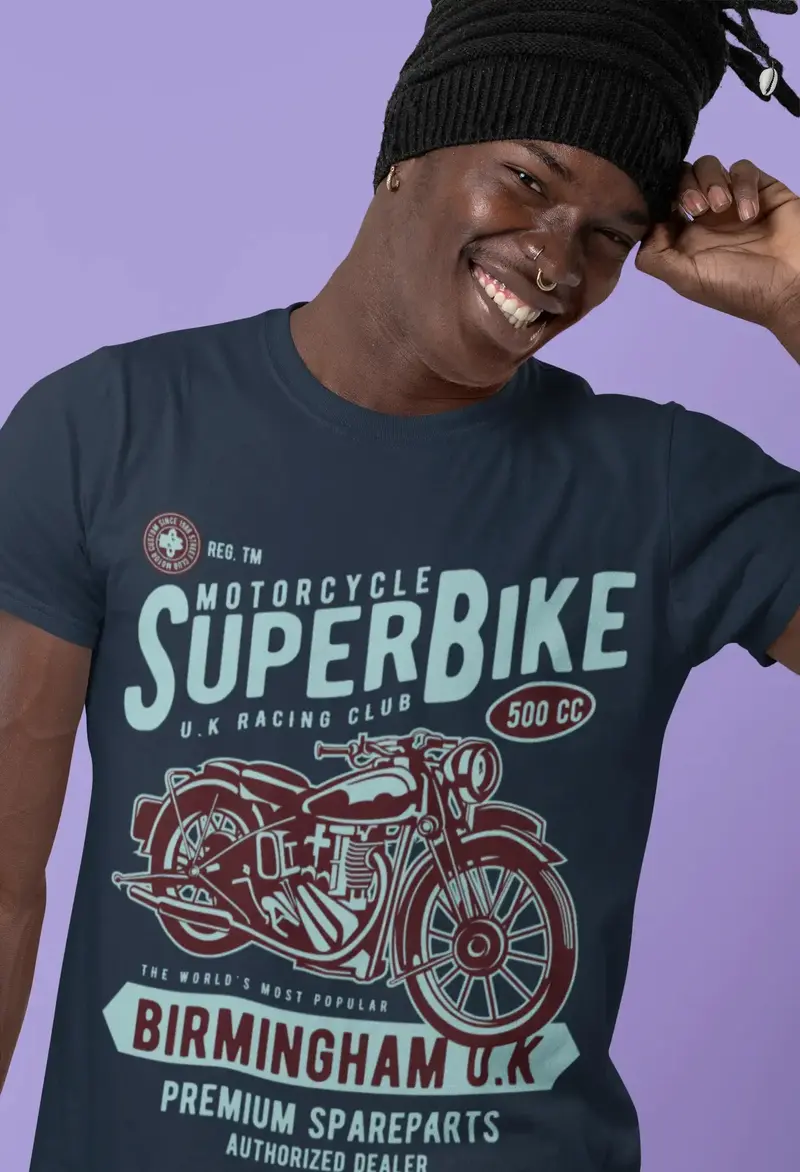 Ultrabasic Men's Graphic T-Shirt Motorcycle Super Bike - Premium Spareparts 1