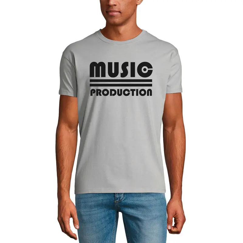 Ultrabasic Men's Graphic T-Shirt Music Production - Slogan Shirt For Men 1