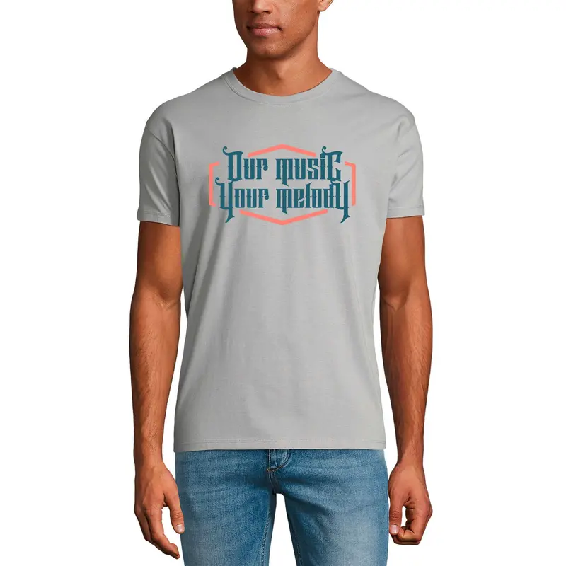 Ultrabasic Men's Graphic T-Shirt Our Music Your Melody - Shirt For Men 1