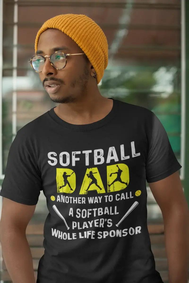 Ultrabasic Men's Graphic T-Shirt Softball Dad Another Way To Call - Funny Quote 1