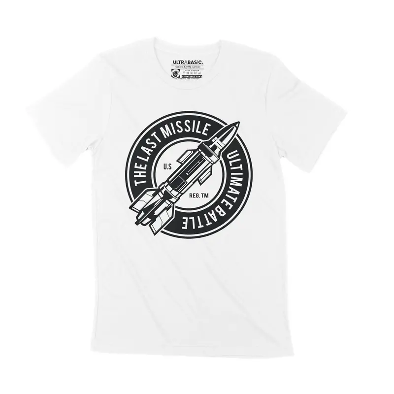 Ultrabasic Men's Graphic T-Shirt The Last Missile - Ultimate Battle - Vintage Shirt 3