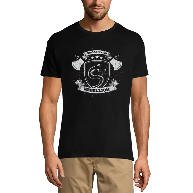 Ultrabasic Men's Graphic T-Shirt Tragar Union - Snake Rebellion Shirt For Men 2