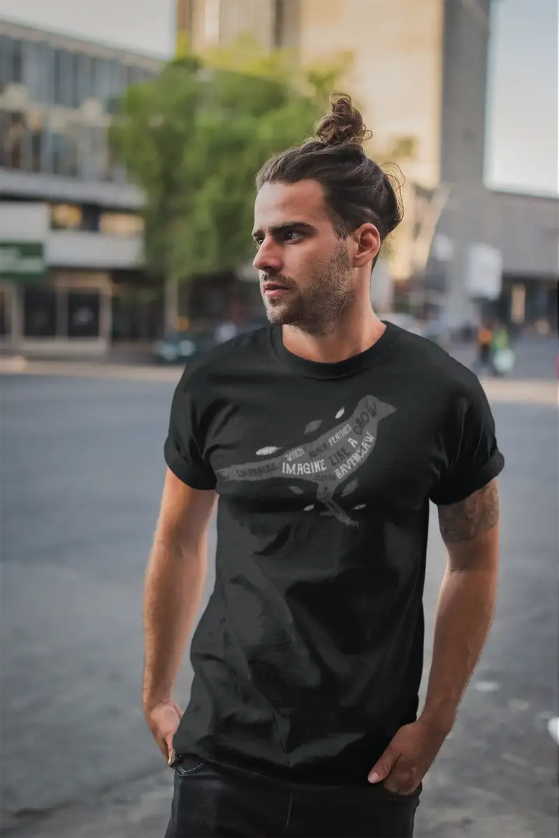 Ultrabasic Men's Graphic T-Shirt Witch Black Craw Darkness Shirt For Men 1