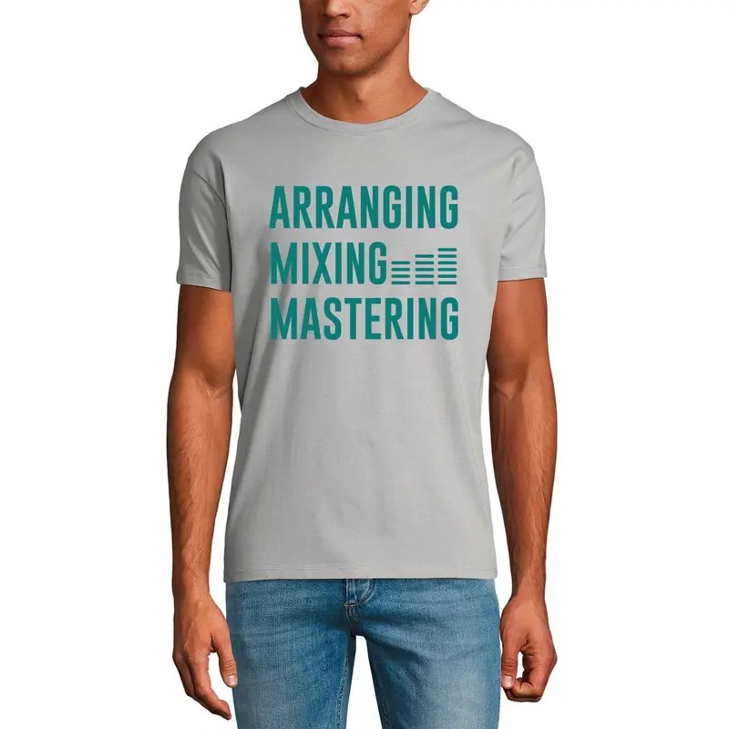 Ultrabasic Men's Music T-Shirt Arranging Mixing Mastering - Slogan Shirt For Men 1