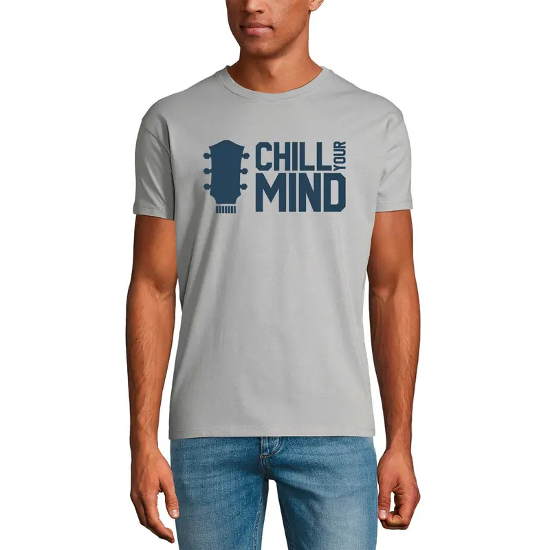 Ultrabasic Men's Music T-Shirt Chill Your Mind - Guitar Shirt For Musician 1