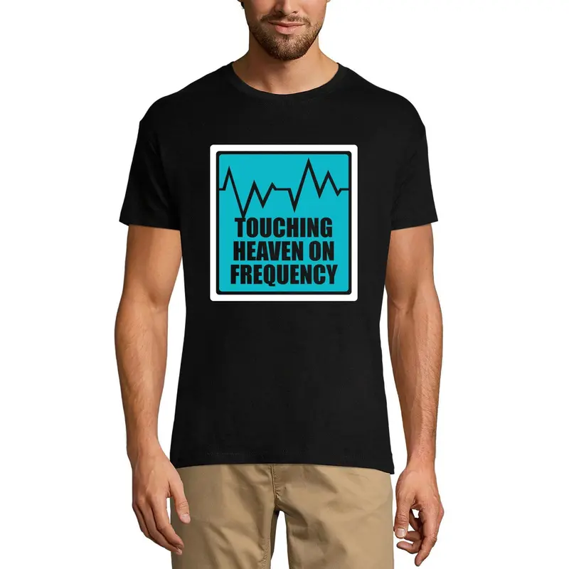 Ultrabasic Men's Music T-Shirt Touching Heaven On Frequency - Shirt For Musician 1