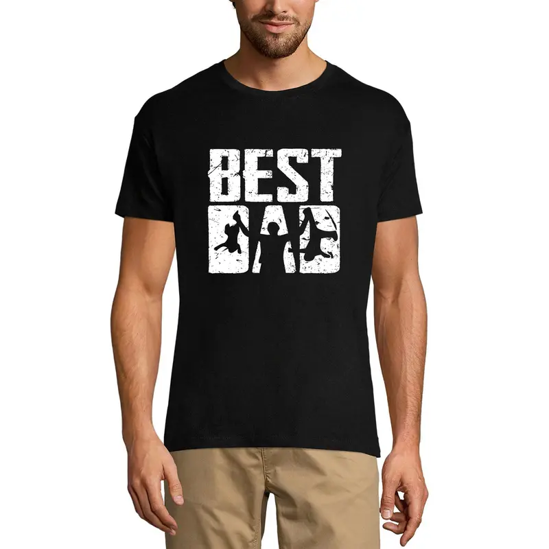 Ultrabasic Men's Novelty T-Shirt Best Dad - Funny Father Tee Shirt 2