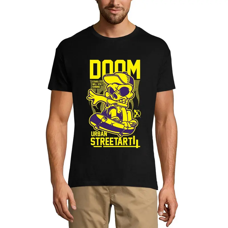 Ultrabasic Men's Novelty T-Shirt Doom Urban Streetart - Funny Tee Shirt 3