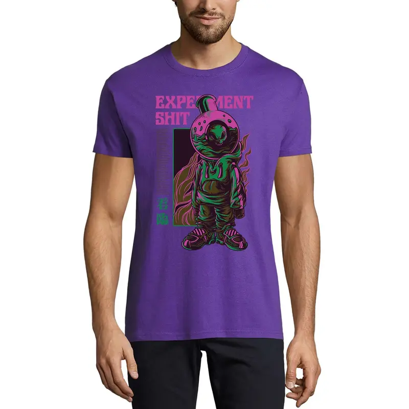 Ultrabasic Men's Novelty T-Shirt Experiment Shit - Scary Tee Shirt 1