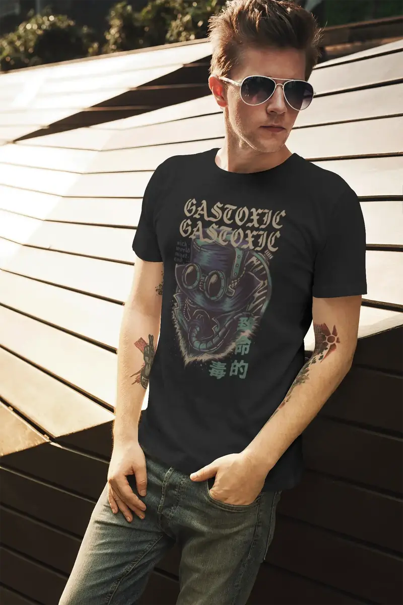 Ultrabasic Men's Novelty T-Shirt Gastoxic Gastoxic - Scary Tee Shirt 1