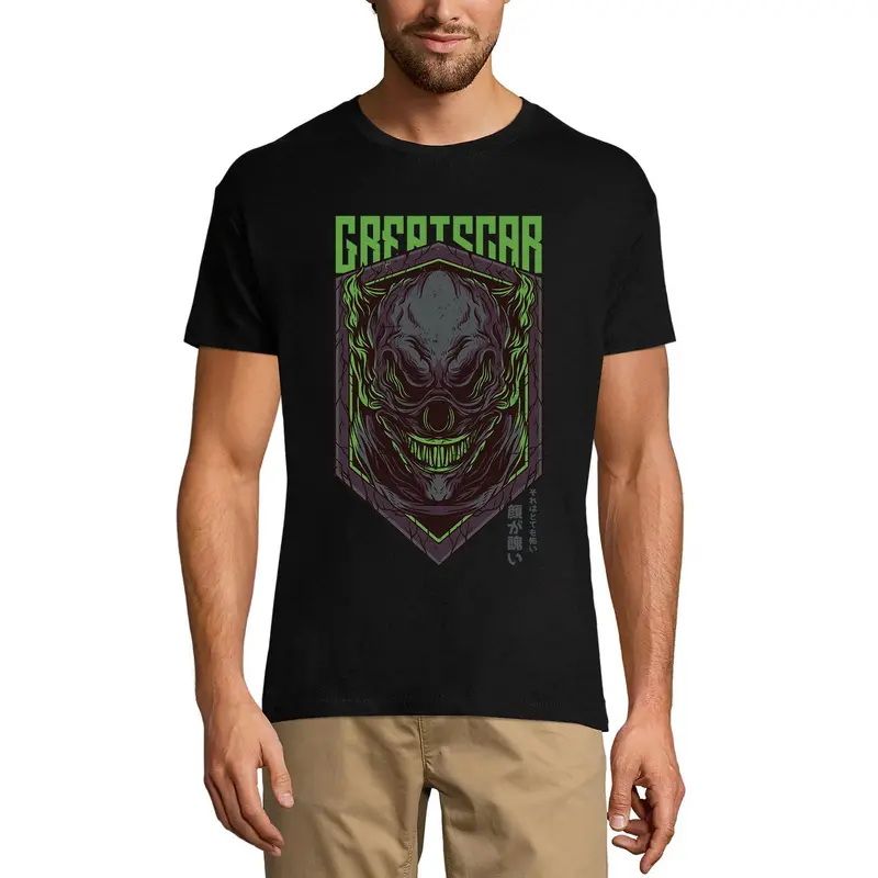 Ultrabasic Men's Novelty T-Shirt Great Scar - Scary Short Sleeve Tee Shirt 1
