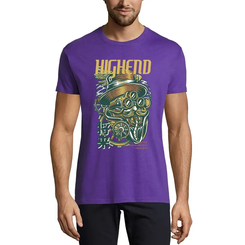 Ultrabasic Men's Novelty T-Shirt Highend - Robot Tee Shirt 1