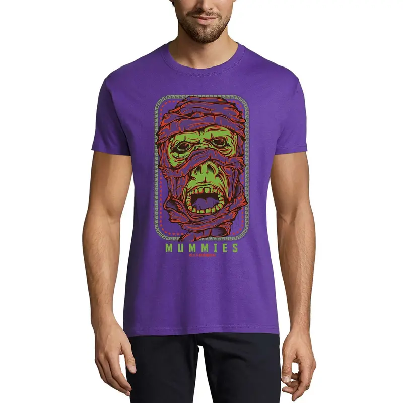 Ultrabasic Men's Novelty T-Shirt Mummies - Scary Short Sleeve Tee Shirt 1