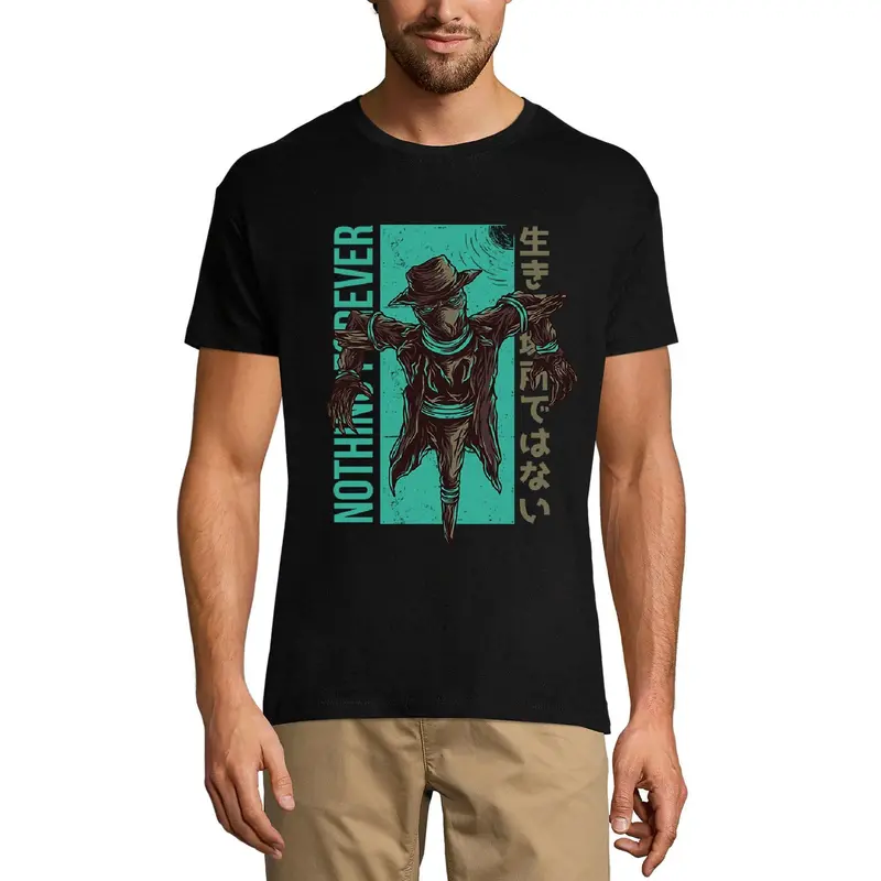 Ultrabasic Men's Novelty T-Shirt Nothing Forever - Scary Tee Shirt 1