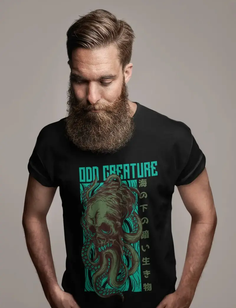 Ultrabasic Men's Novelty T-Shirt Odd Creature - Alien Tee Shirt 1