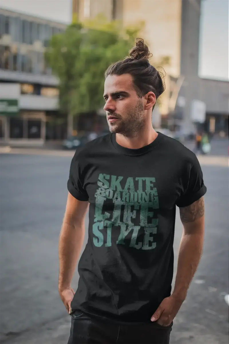 Ultrabasic Men's Novelty T-Shirt Skate Boarding Lifestyle - Skating Tee Shirt 1