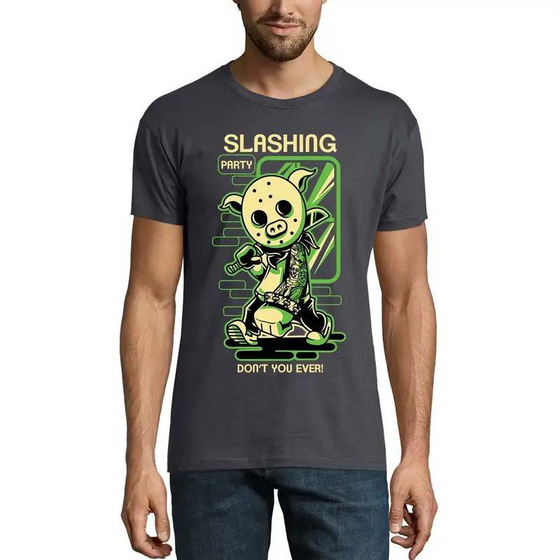 Ultrabasic Men's Novelty T-Shirt Slashing Party Don't You Ever - Scary Short Sleeve Tee Shirt 1